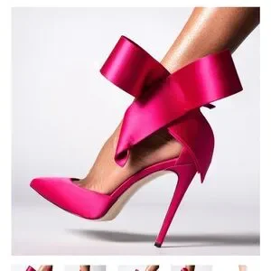 aminah abdul jillil BOW PUMP
FUCHSIA
